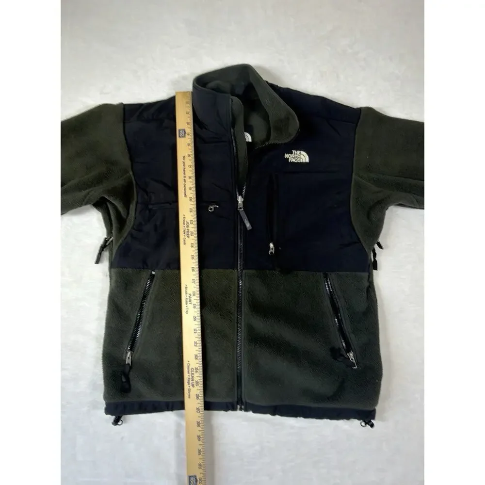 The North Face Denali Fleece Jacket Mens M Olive Green Black